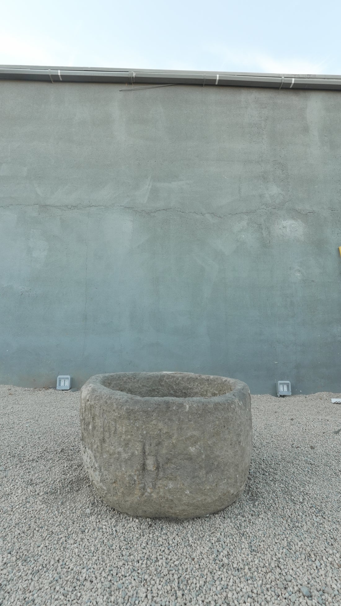 Vintage Limestone Round Trough