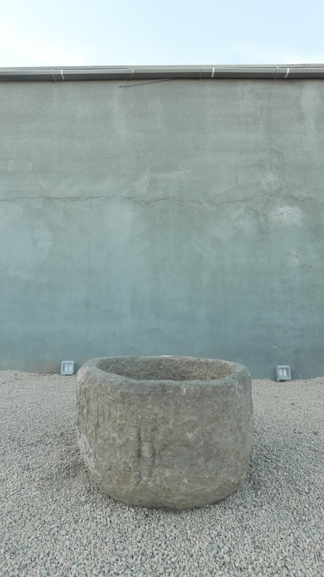 Vintage Limestone Round Trough