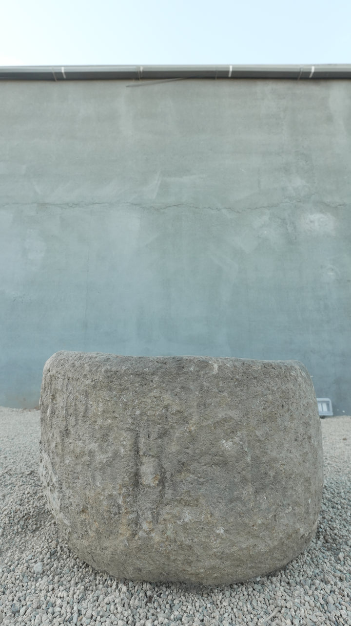 Vintage Limestone Round Trough