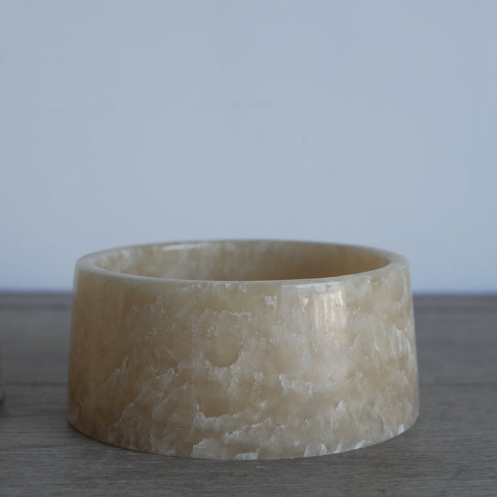 Onyx Dog Bowl - Trouvaille Imports