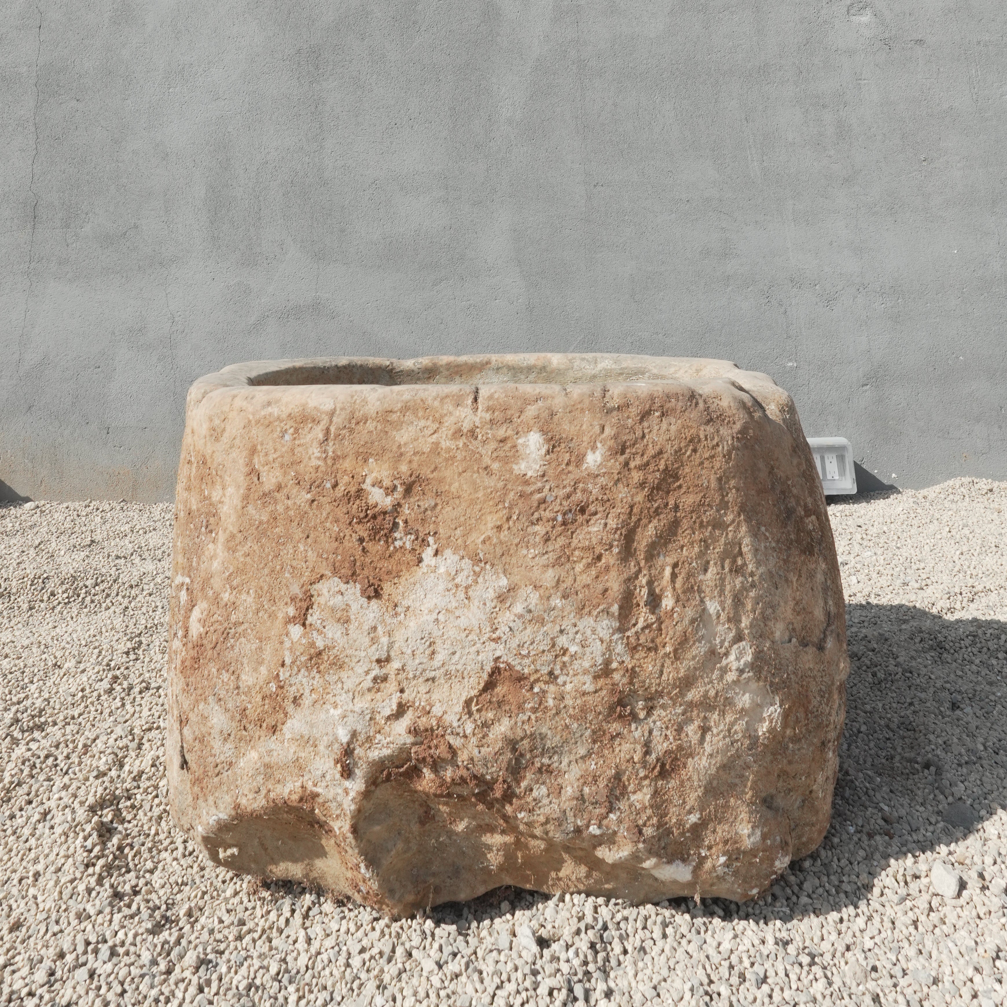 Vintage Limestone Trough