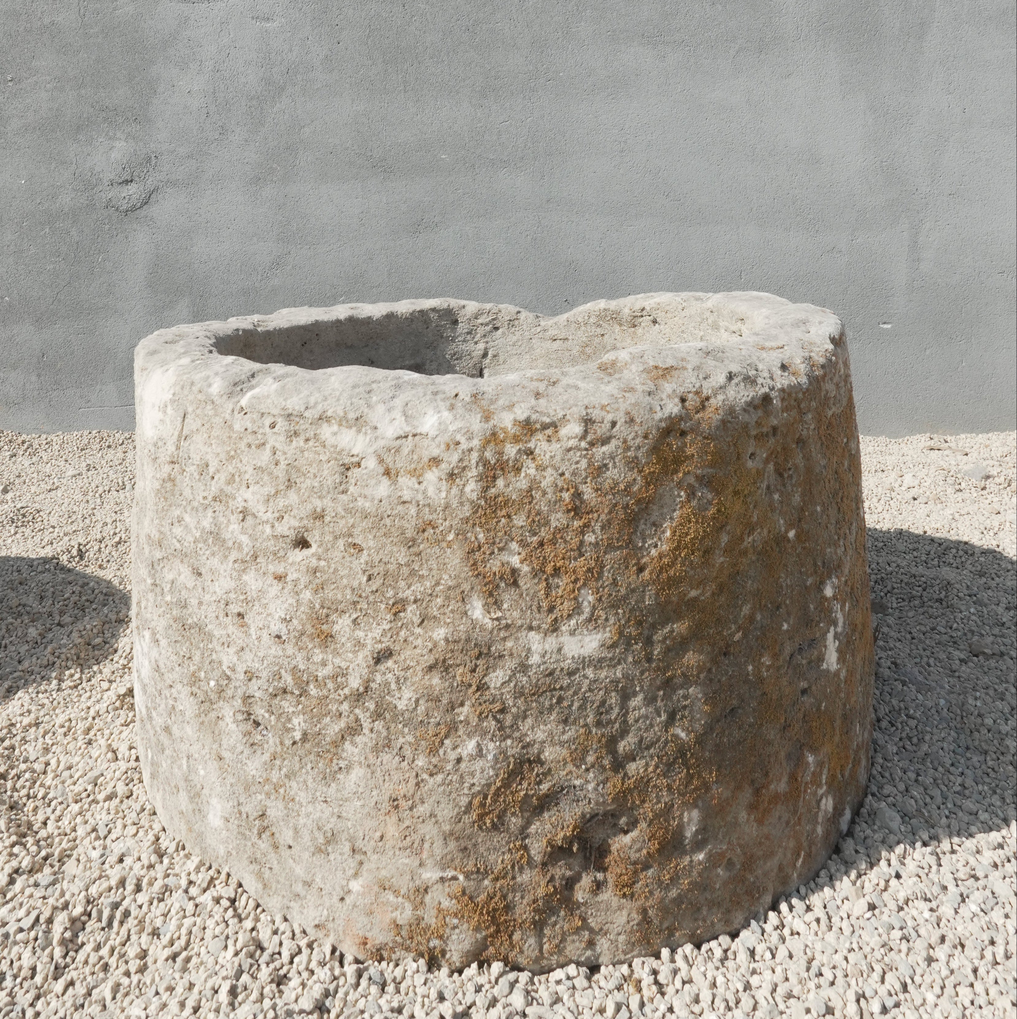 Vintage Limestone Round Trough