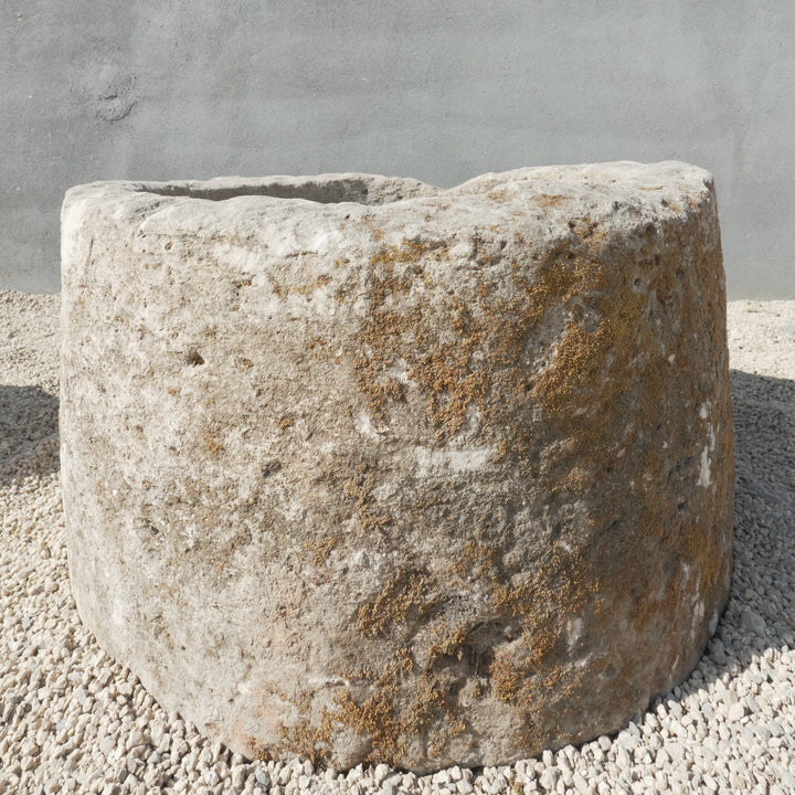Vintage Limestone Round Trough