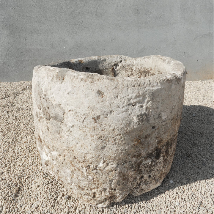Vintage Limestone Round Trough