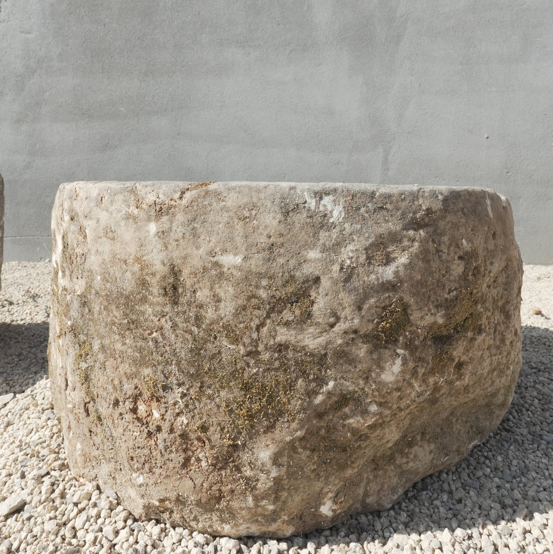 Vintage Limestone Round Trough