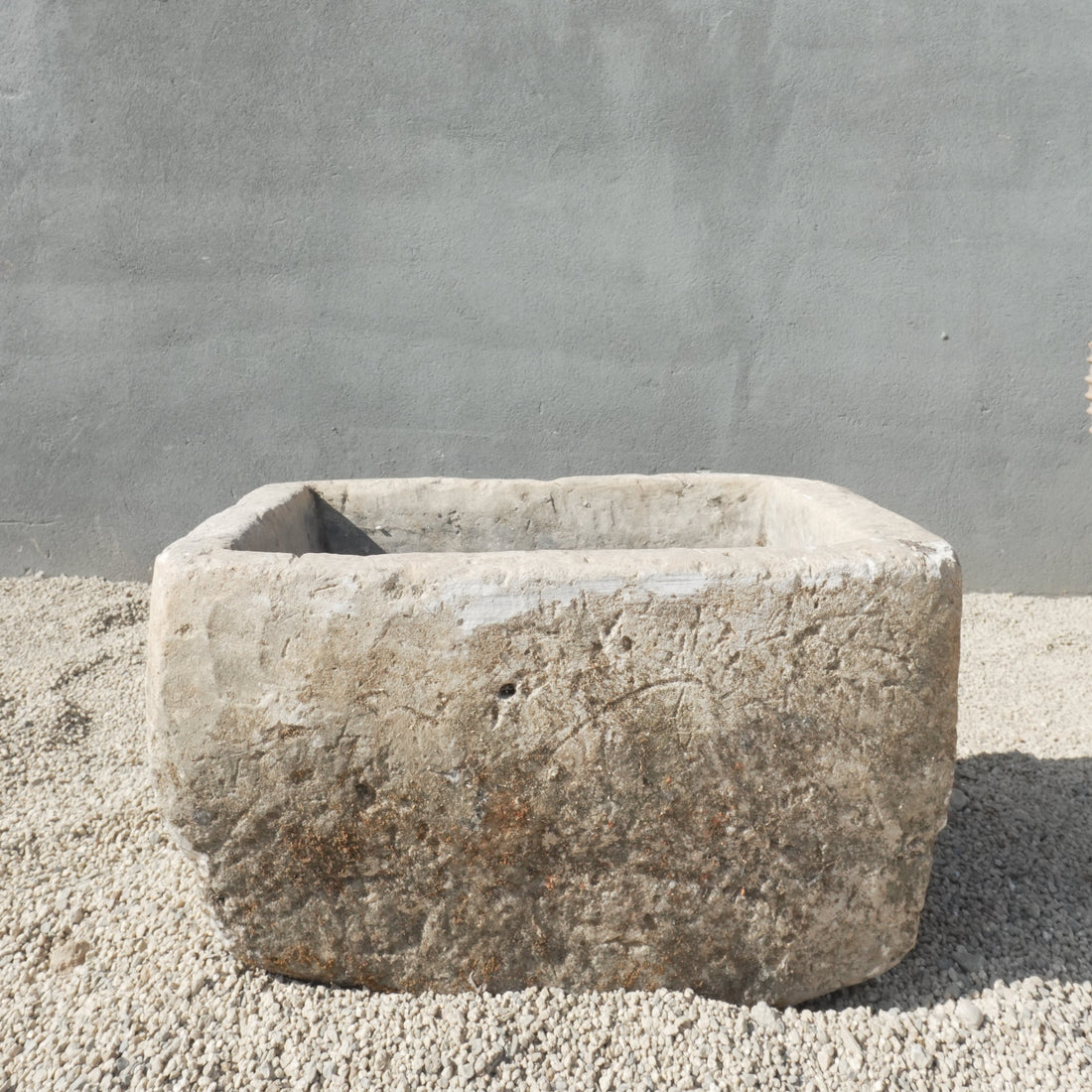 Vintage Limestone Planter Rectangle