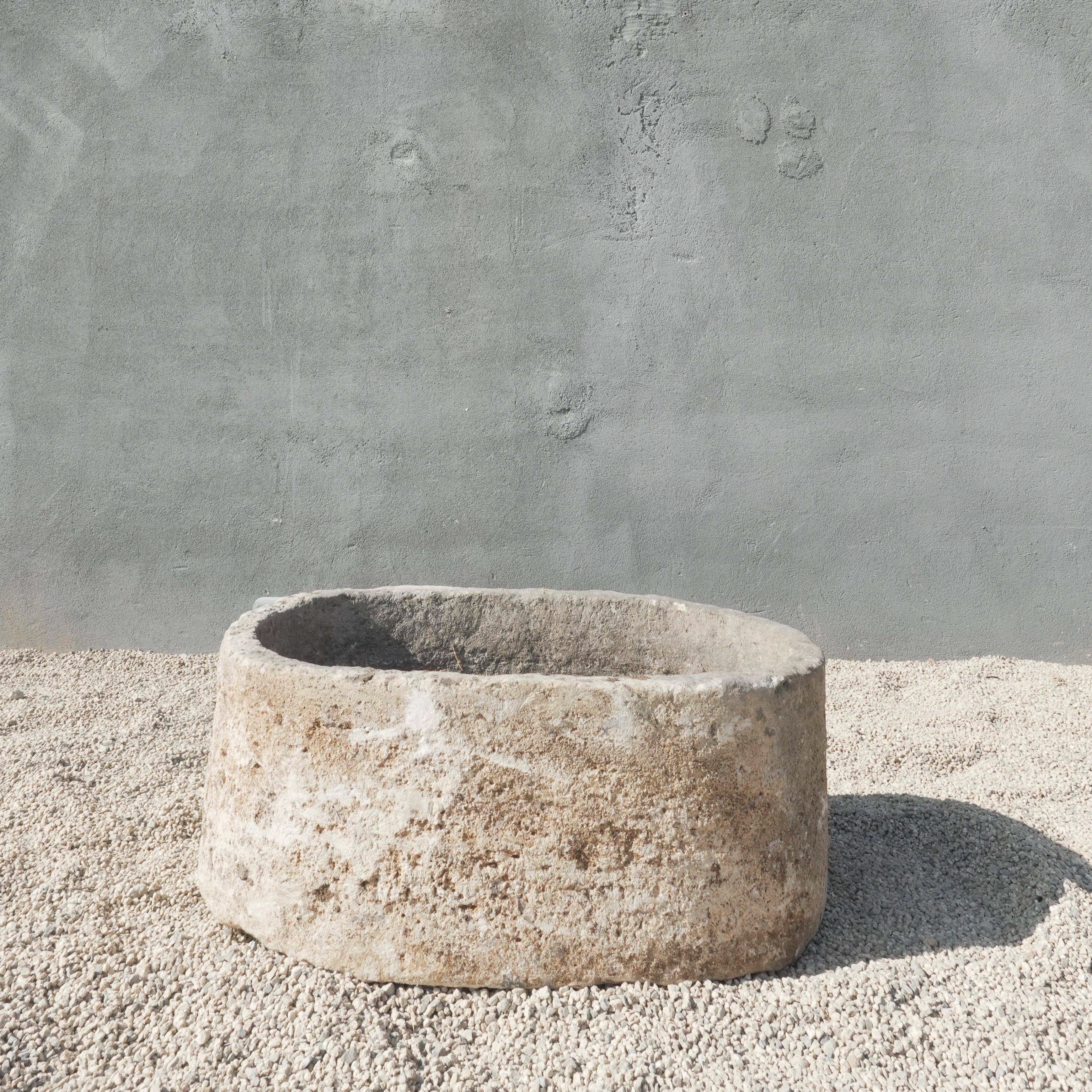 Vintage Limestone Trough