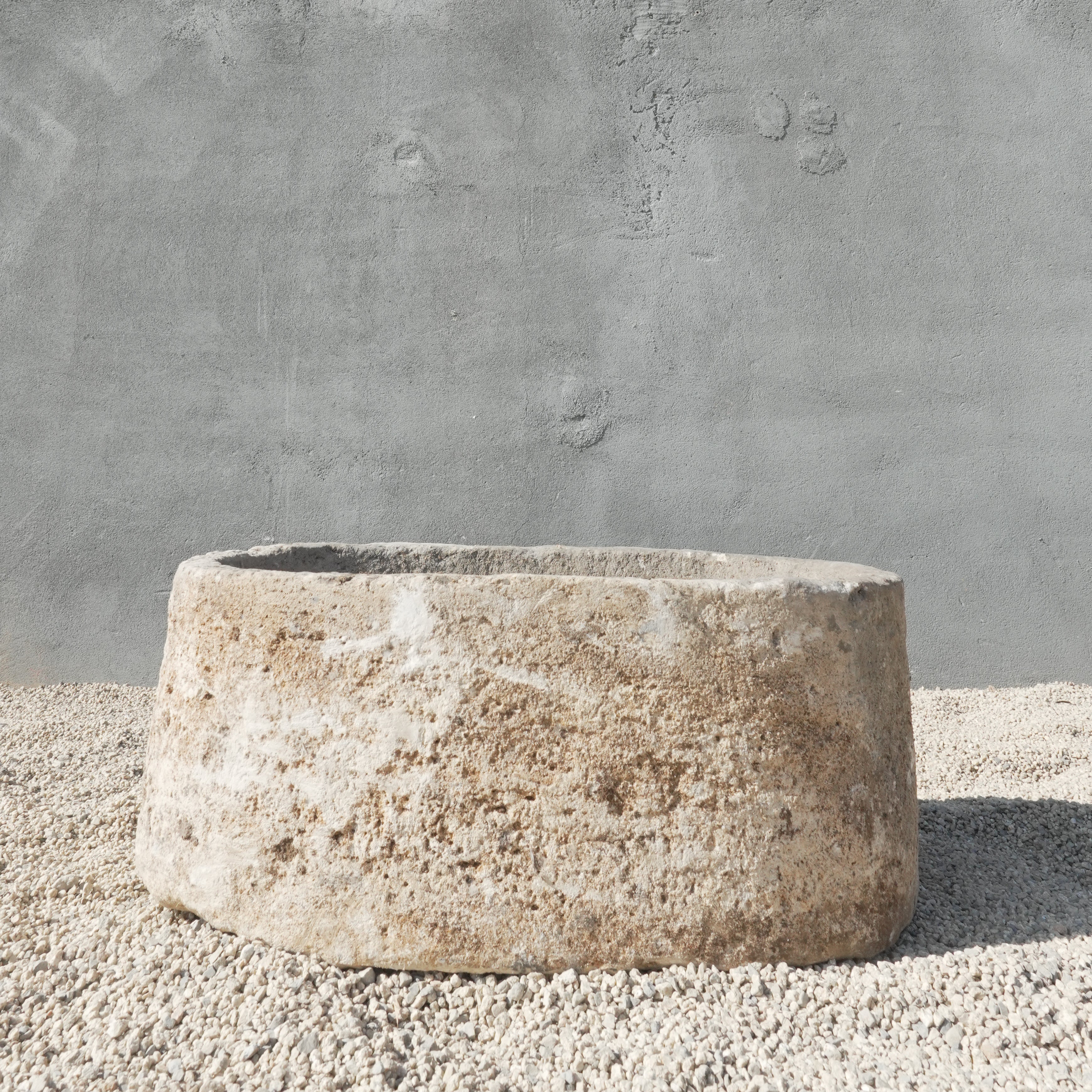 Vintage Limestone Trough
