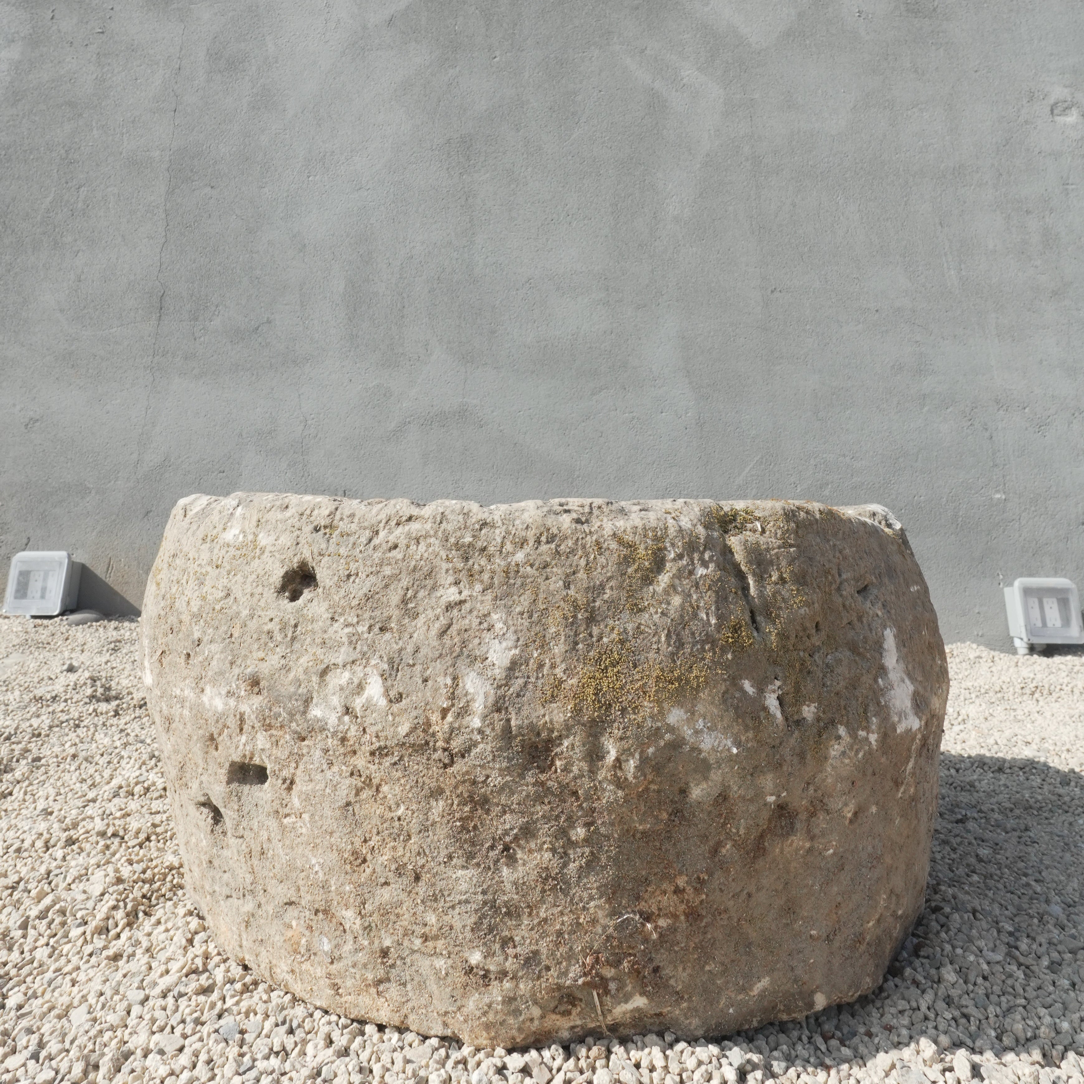 Vintage Limestone Round Trough