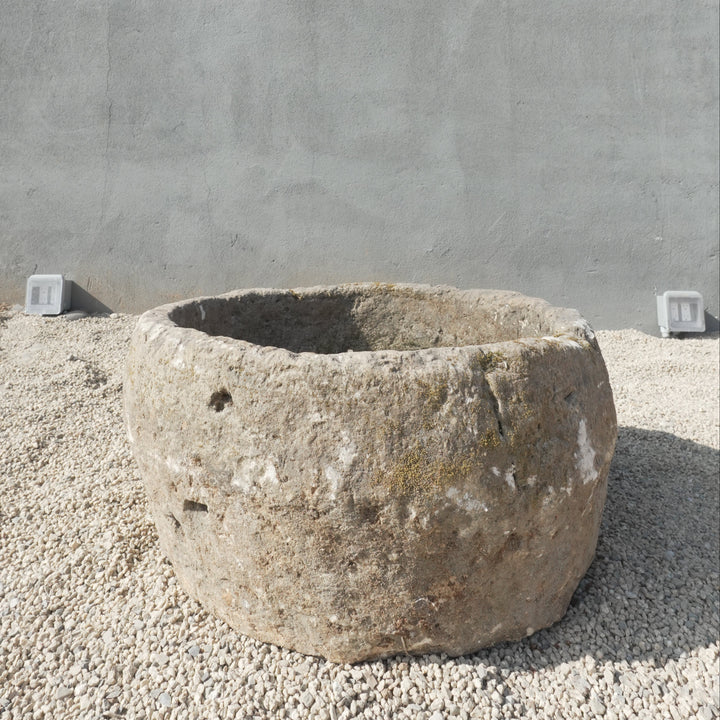 Vintage Limestone Round Trough