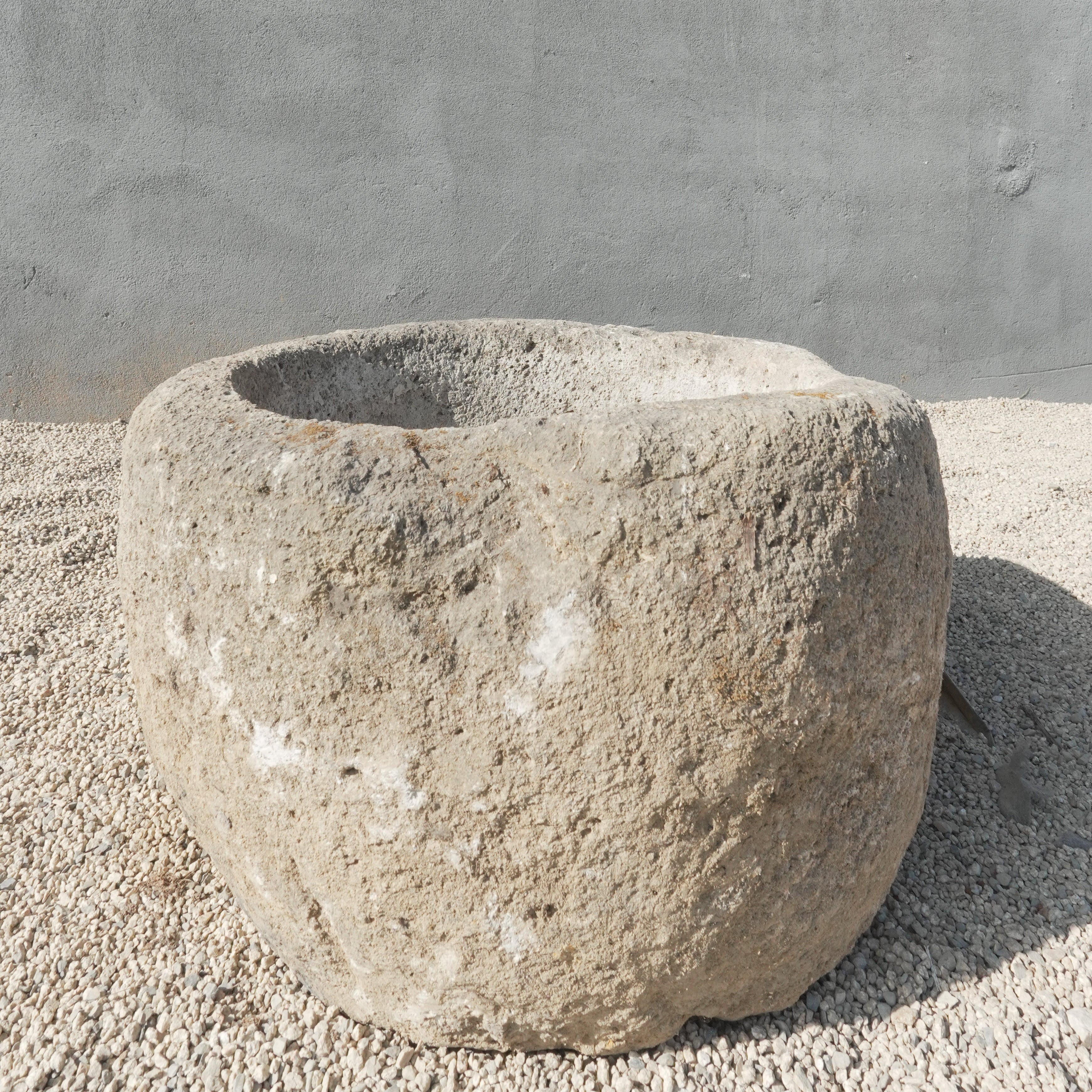 Vintage Limestone Round Trough