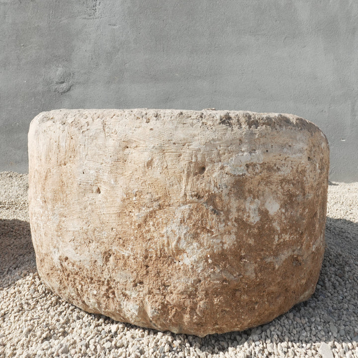 Vintage Limestone Round Trough