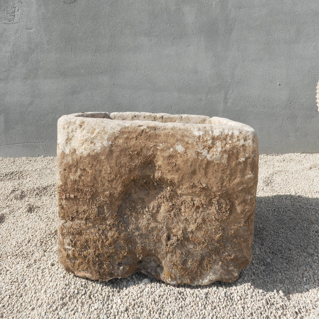 Vintage Limestone Rectangle Planter