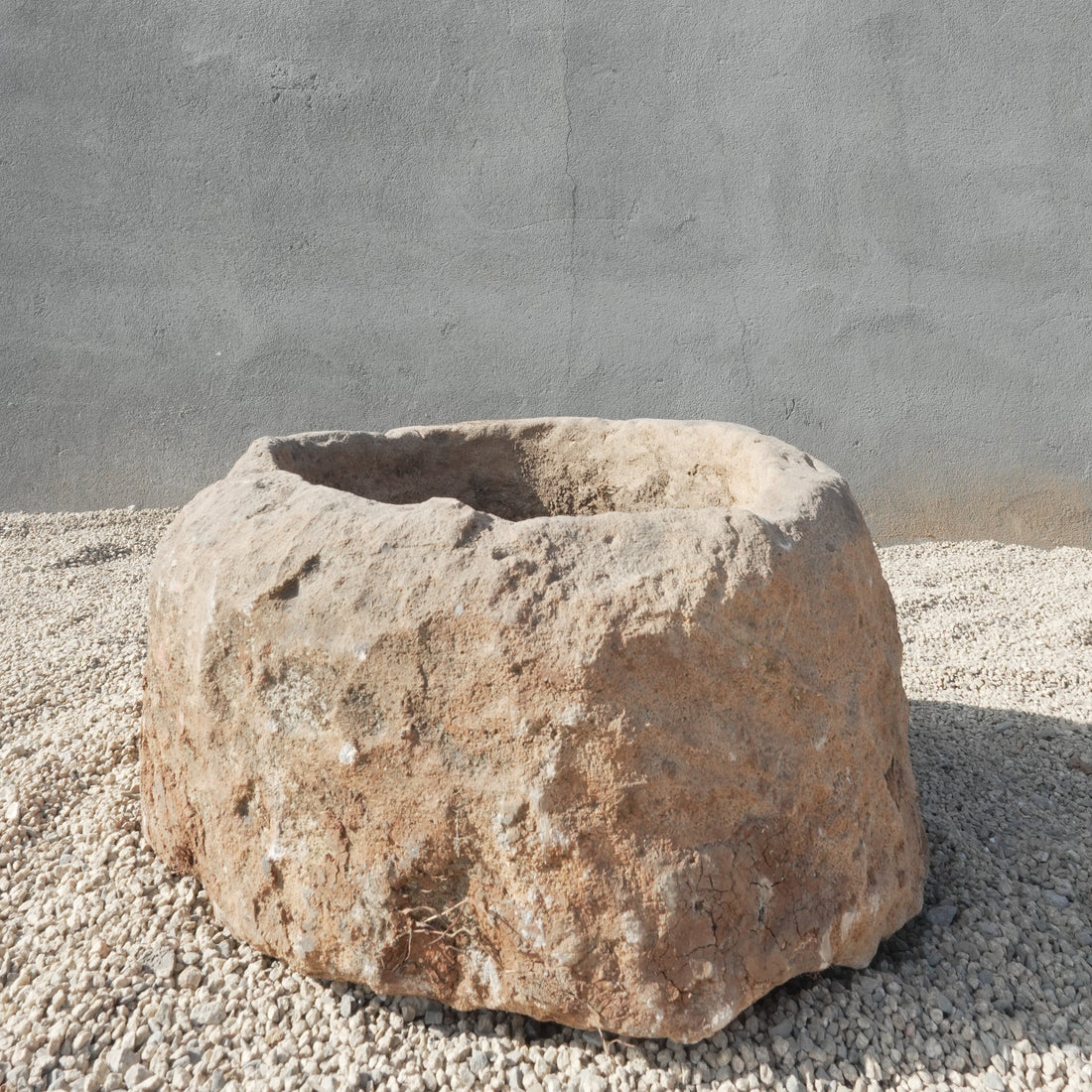 Vintage Limestone Round Trough