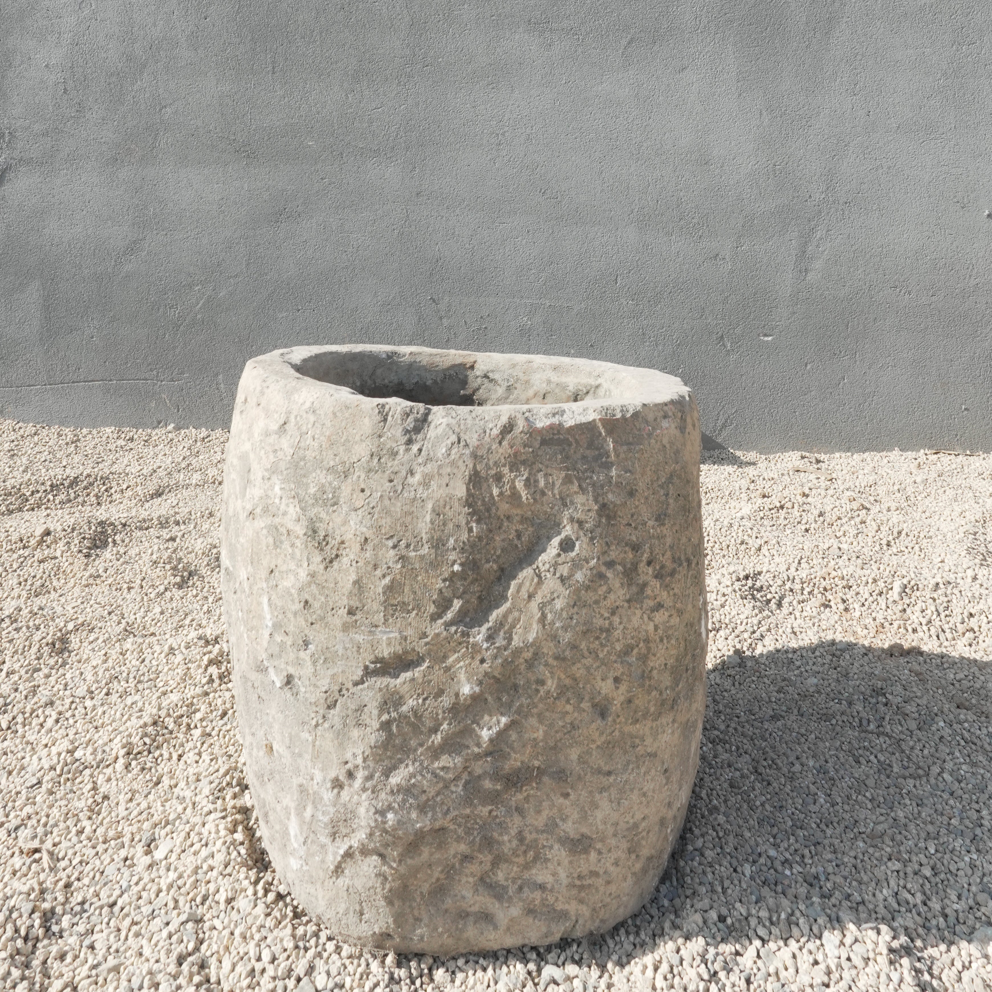 Vintage Limestone Planter