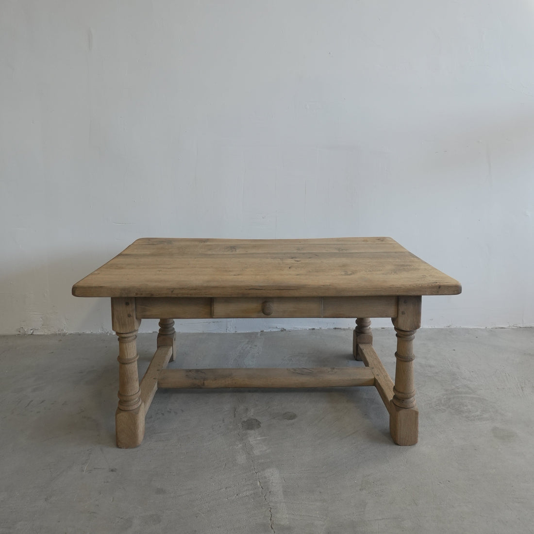 Antique French Oak Coffee Table - Trouvaille Imports