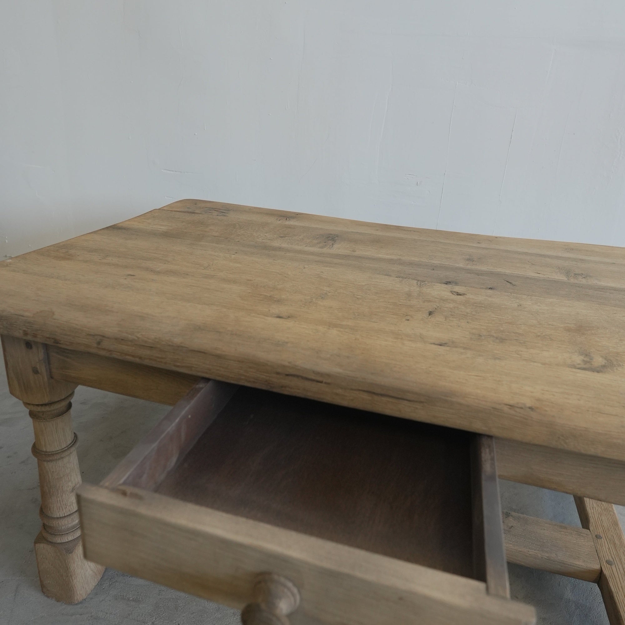 Antique French Oak Coffee Table