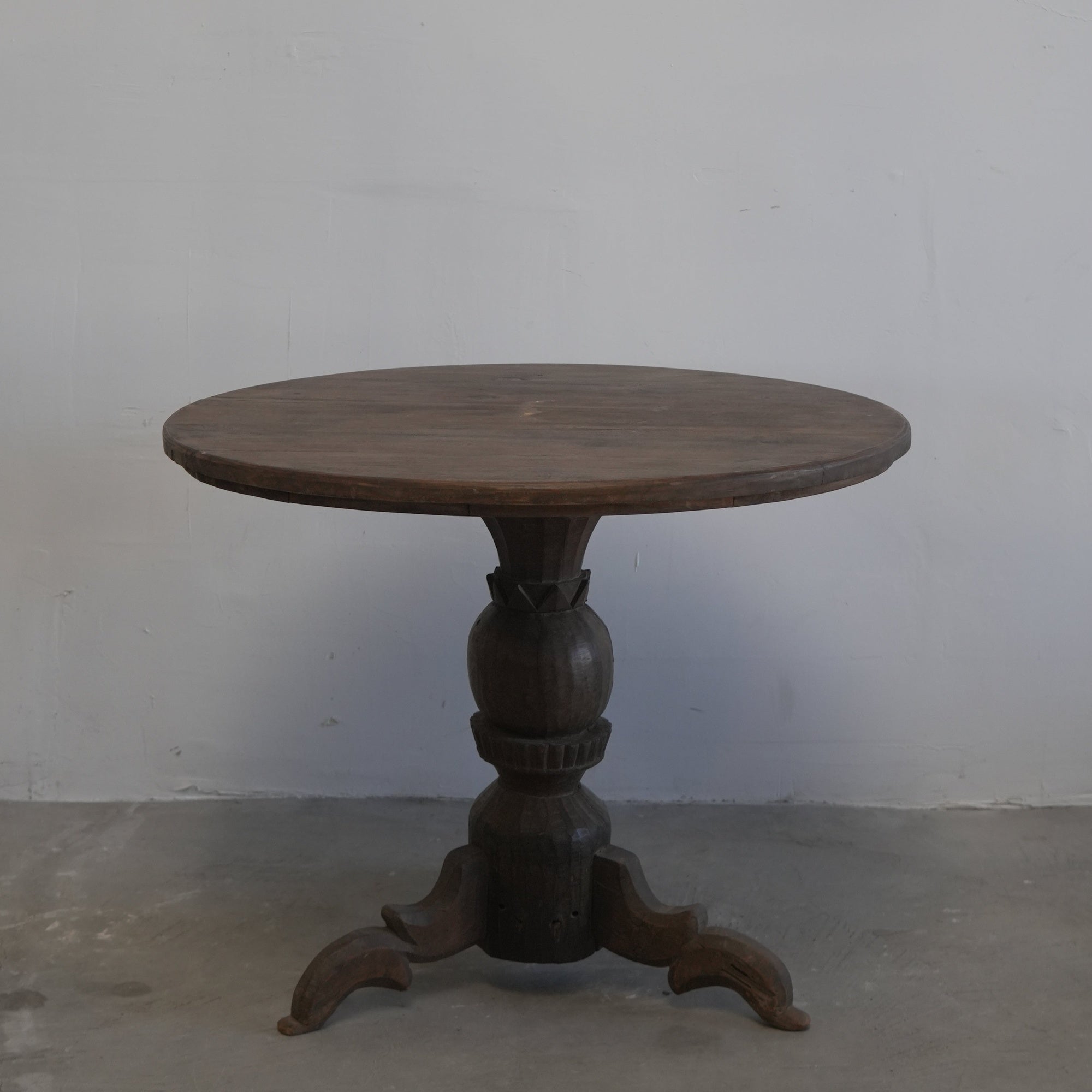 Vintage Indonesian Round Table - Trouvaille Imports