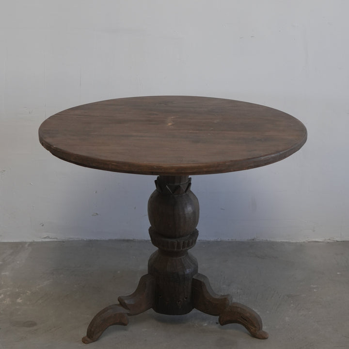 Vintage Indonesian Round Table - Trouvaille Imports