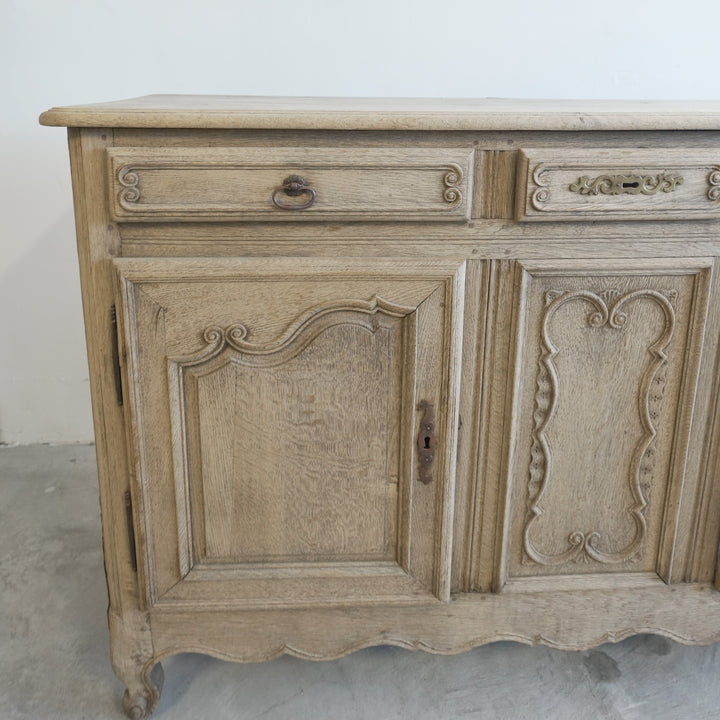 Antique French Louis XV Oak Buffet / Enfilade