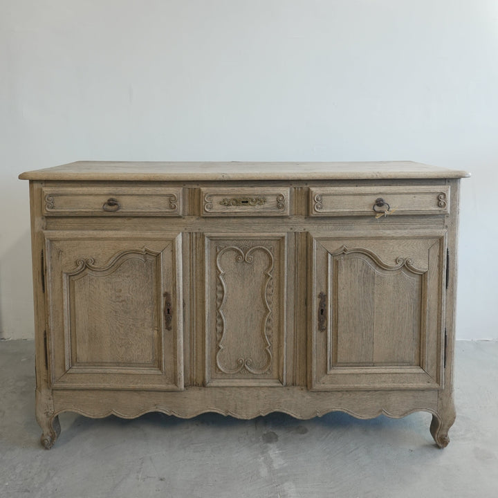 Antique French Louis XV Oak Buffet / Enfilade