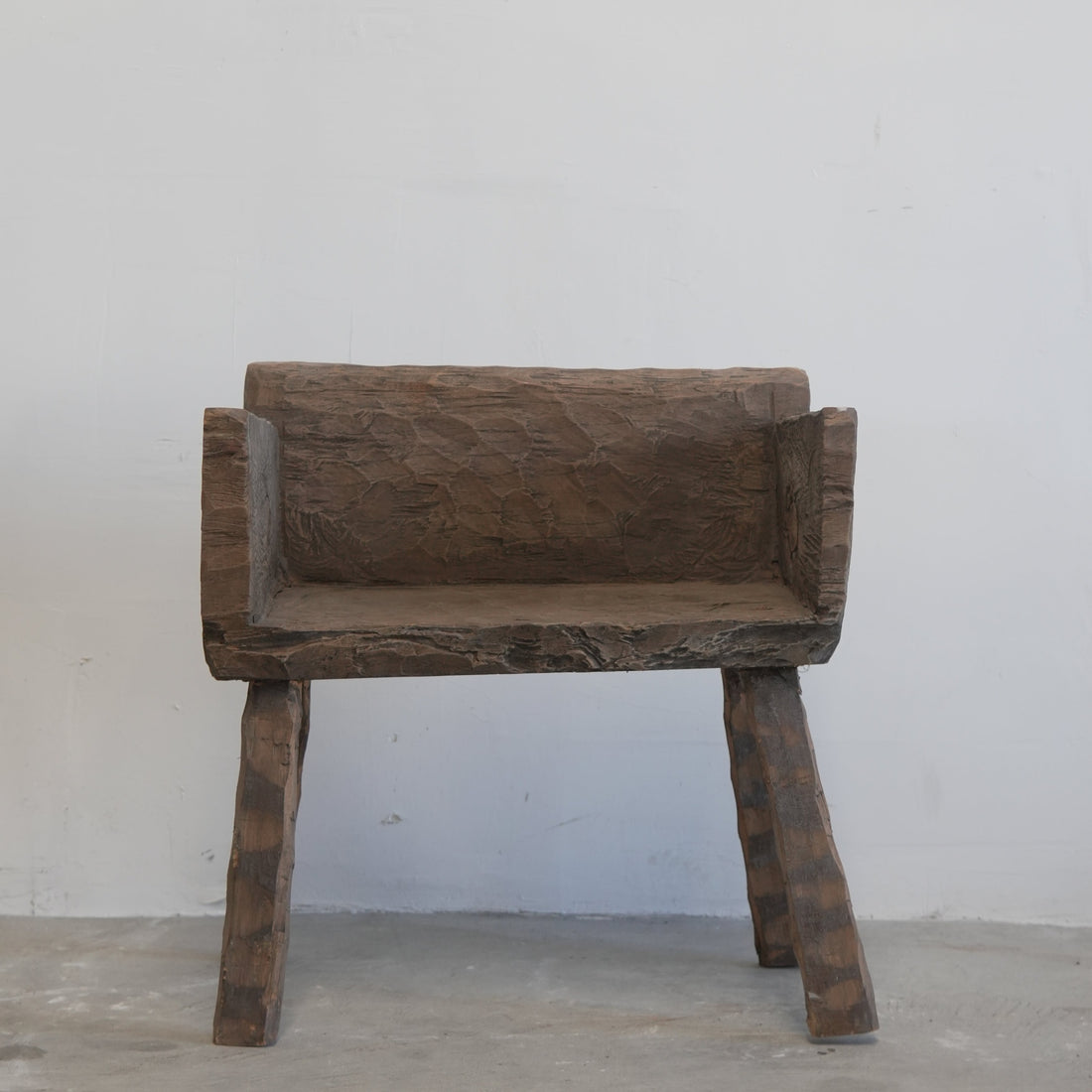 Antique Primitive Indonesian Chair - Trouvaille Imports