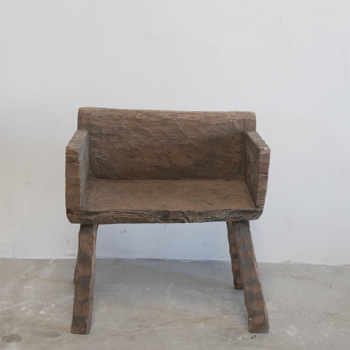 Antique Primitive Indonesian Chair - Trouvaille Imports