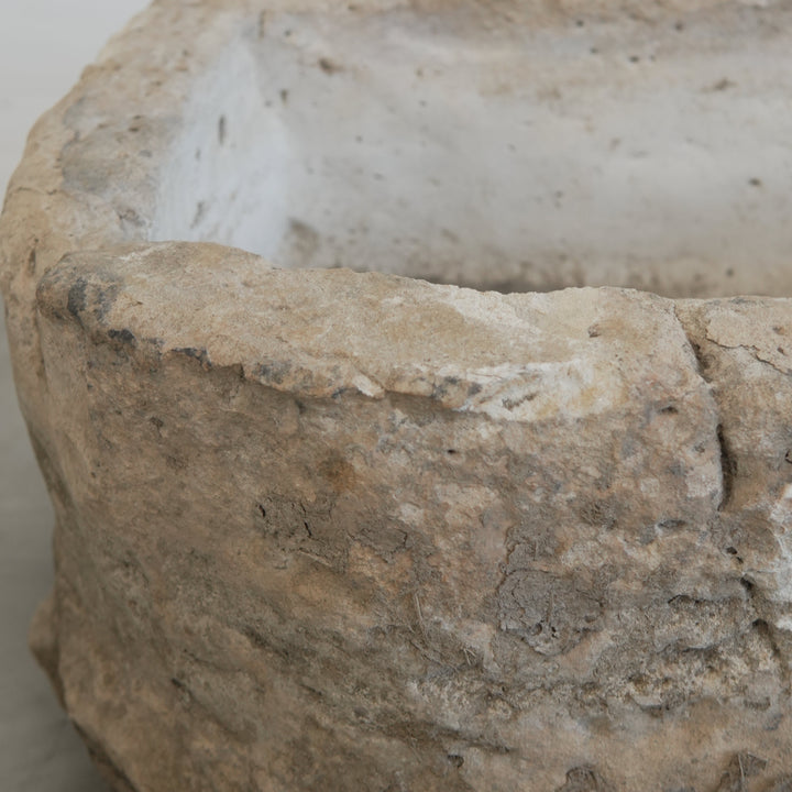 Vintage Limestone Fountain (31 × 17 × 12 in)