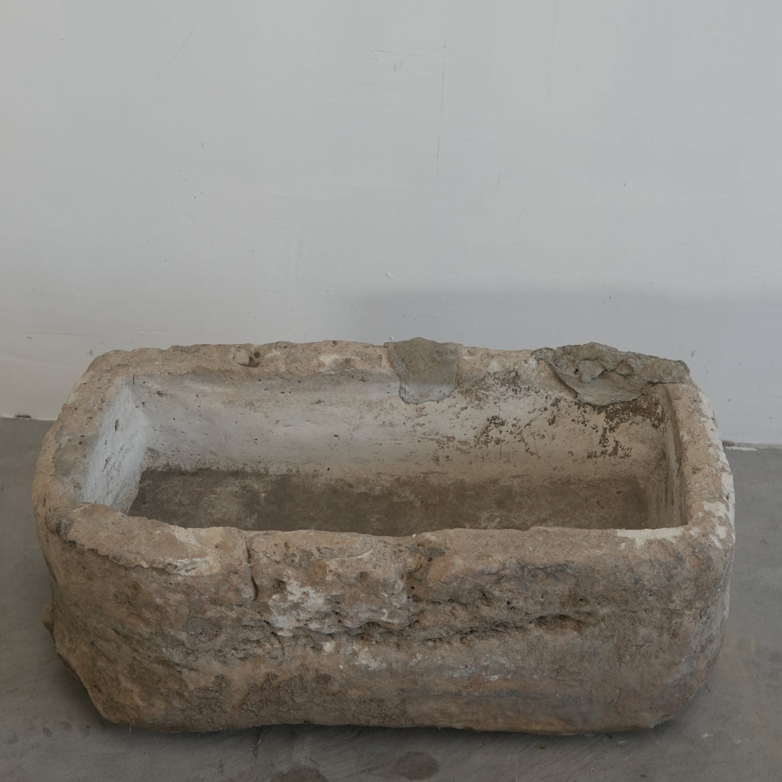 Vintage Limestone Fountain (31 × 17 × 12 in)