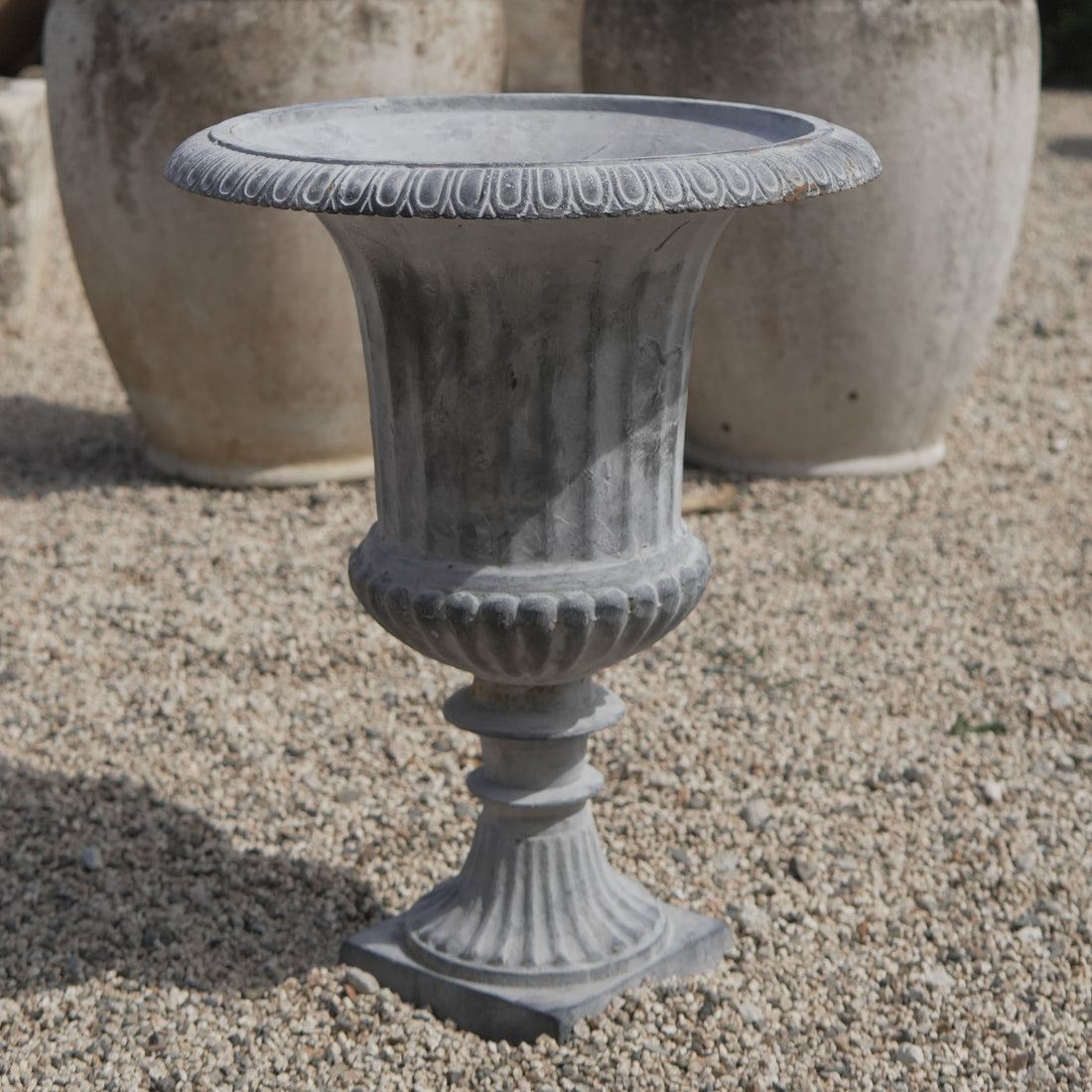 Neoclassical Fluted Garden Urn - Trouvaille Imports