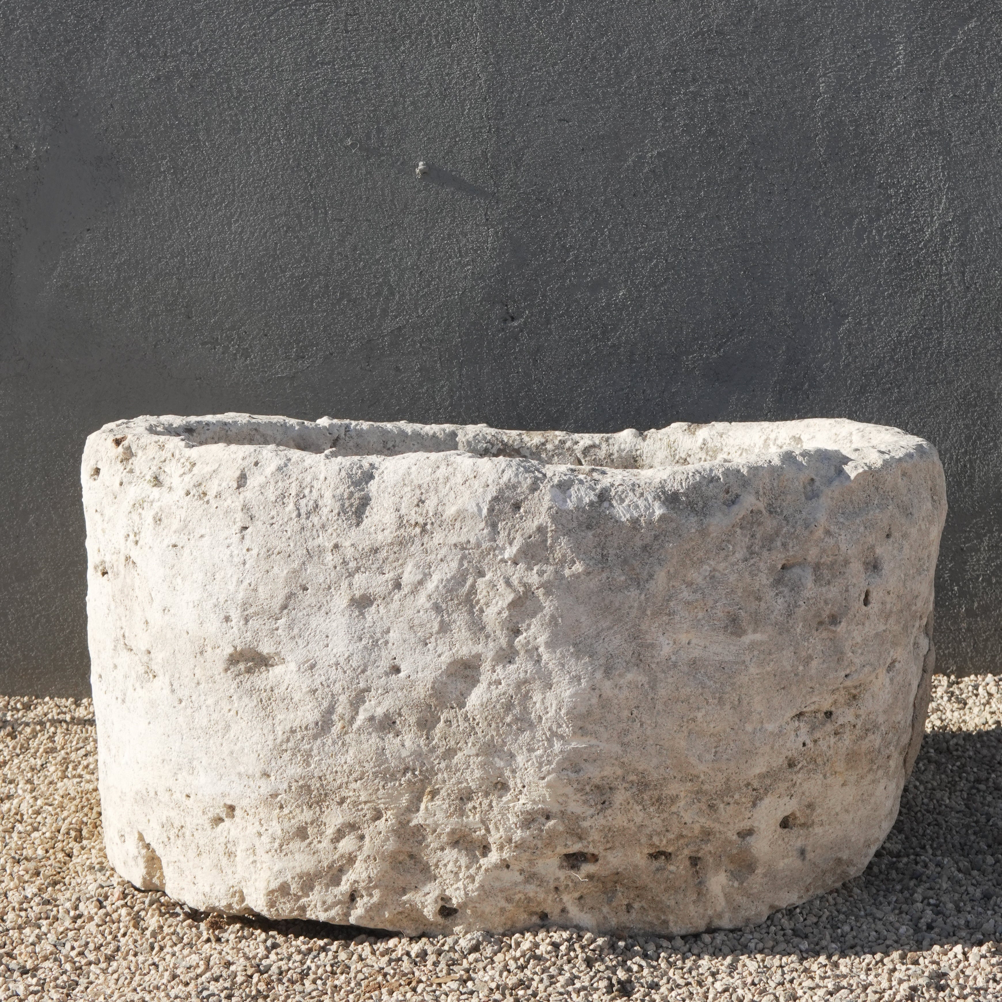 Vintage Limestone Fountain-  18 Height x 31 Length x 23 Width - Trouvaille Imports