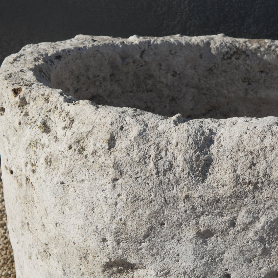 Vintage Limestone Fountain-  18 Height x 31 Length x 23 Width - Trouvaille Imports