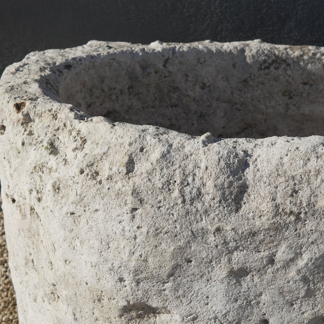 Vintage Limestone Firepit (31 × 23 × 18 in)