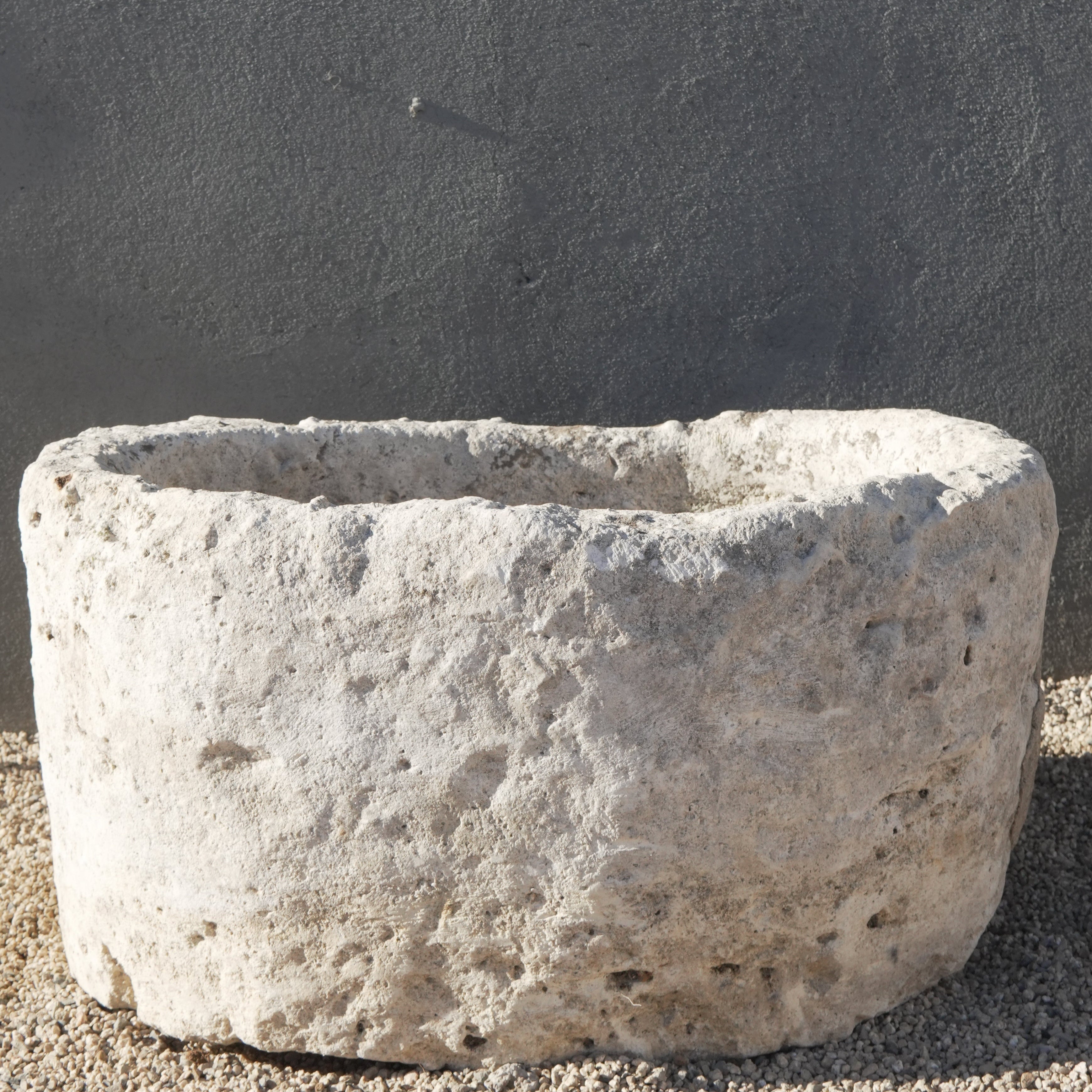 Vintage Limestone Fountain-  18 Height x 31 Length x 23 Width - Trouvaille Imports