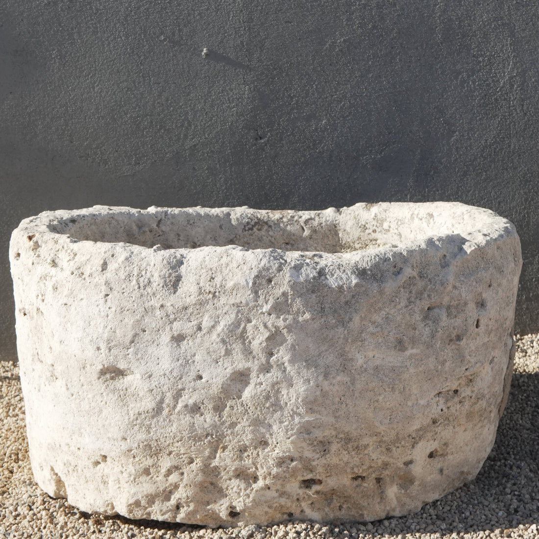 Vintage Limestone Fountain-  18 Height x 31 Length x 23 Width - Trouvaille Imports