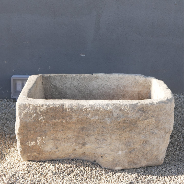 Vintage Limestone Fountain (27 × 16 × 16 in)