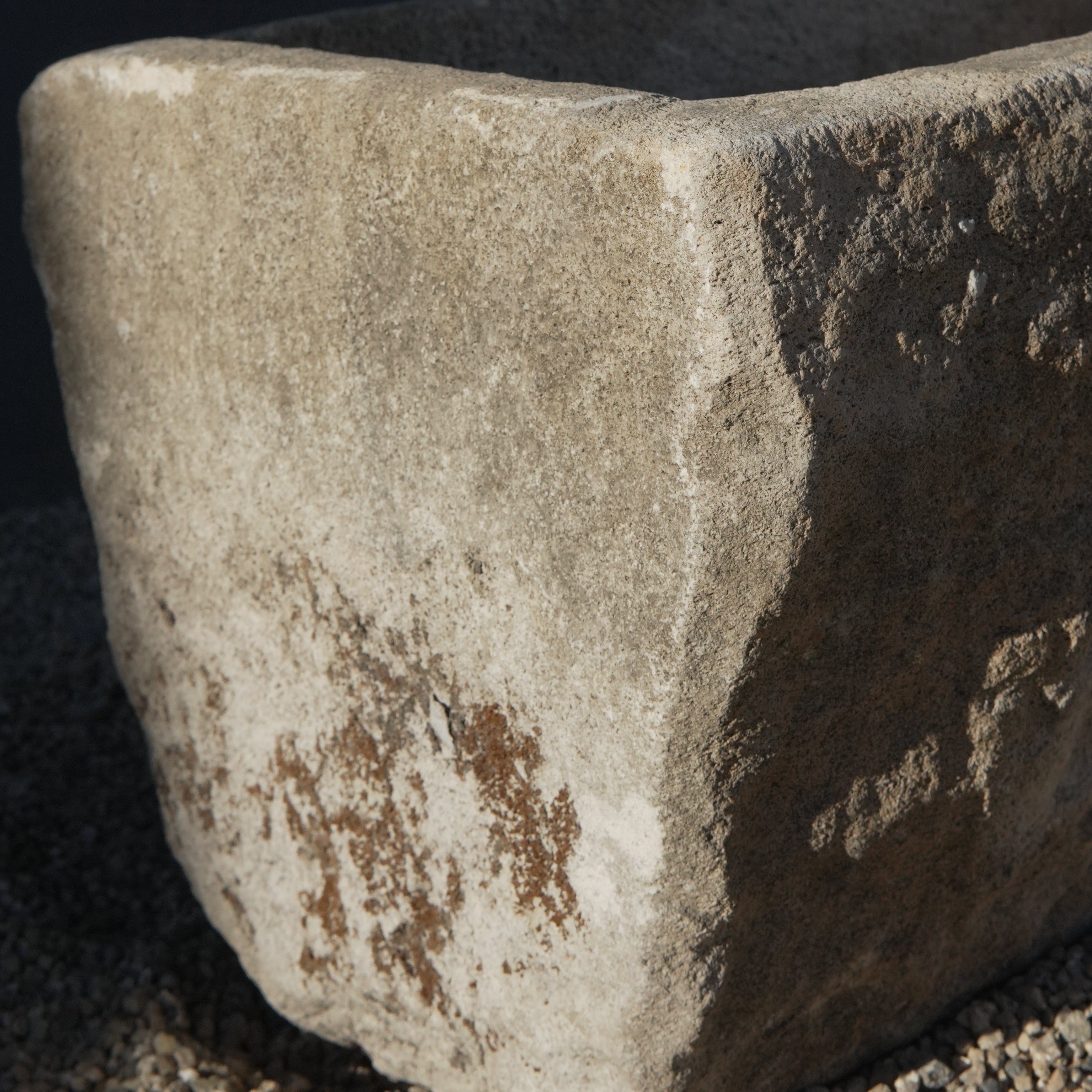 Vintage Limestone Fountain (27 × 16 × 16 in)