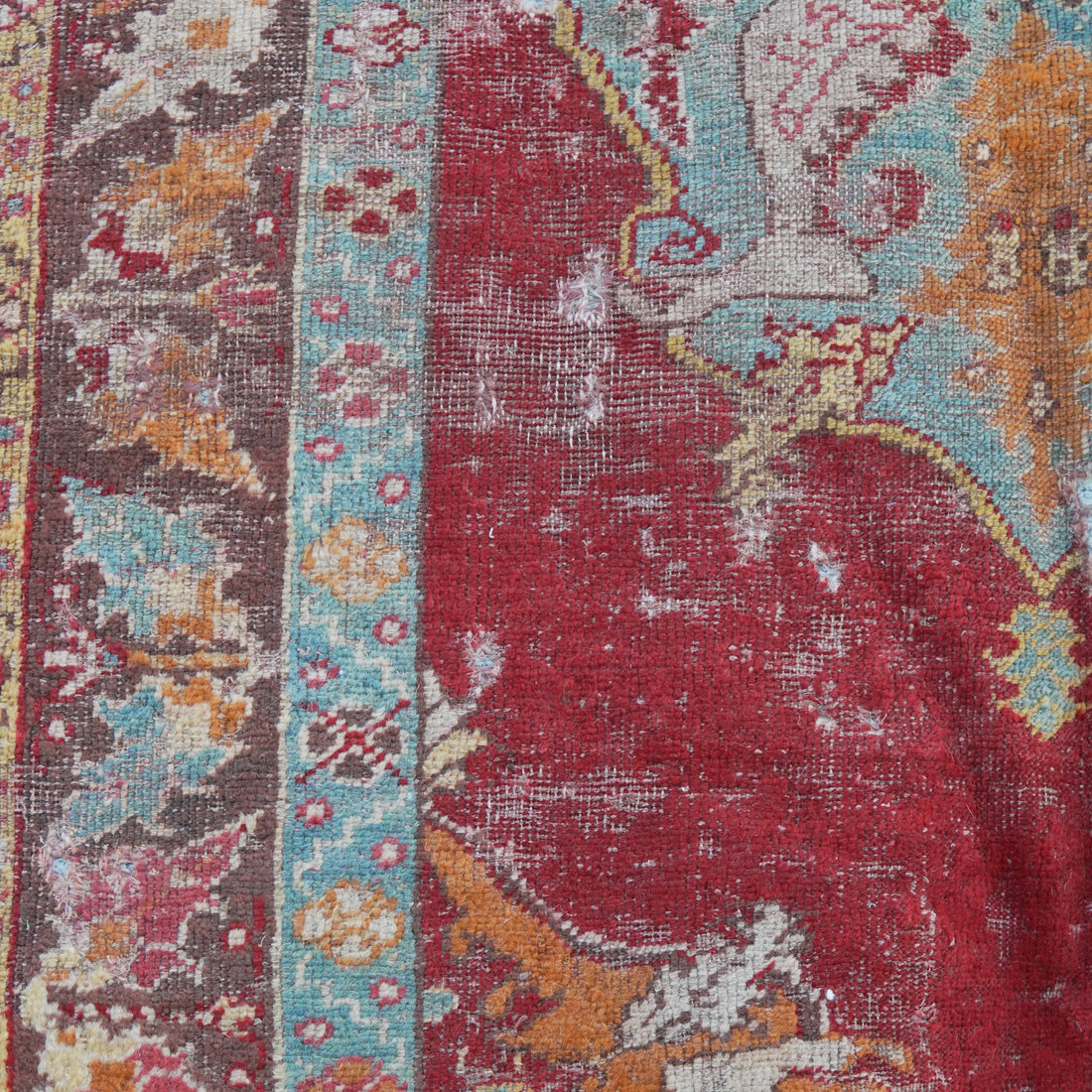 Vintage Turkish Oushak Rug and Tapestry – 4 ft 0” × 7 ft 3”