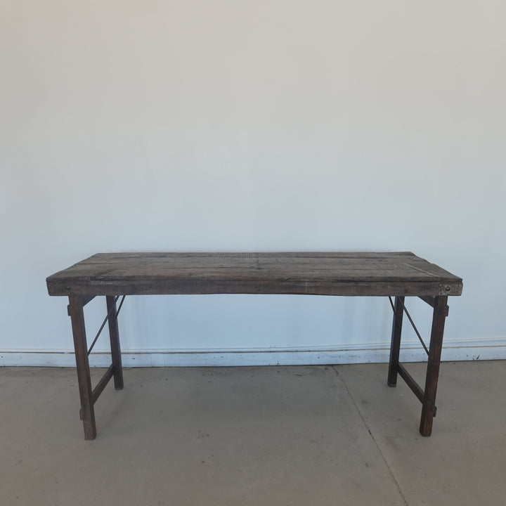 Indian Foldable Workers Table - Trouvaille Imports