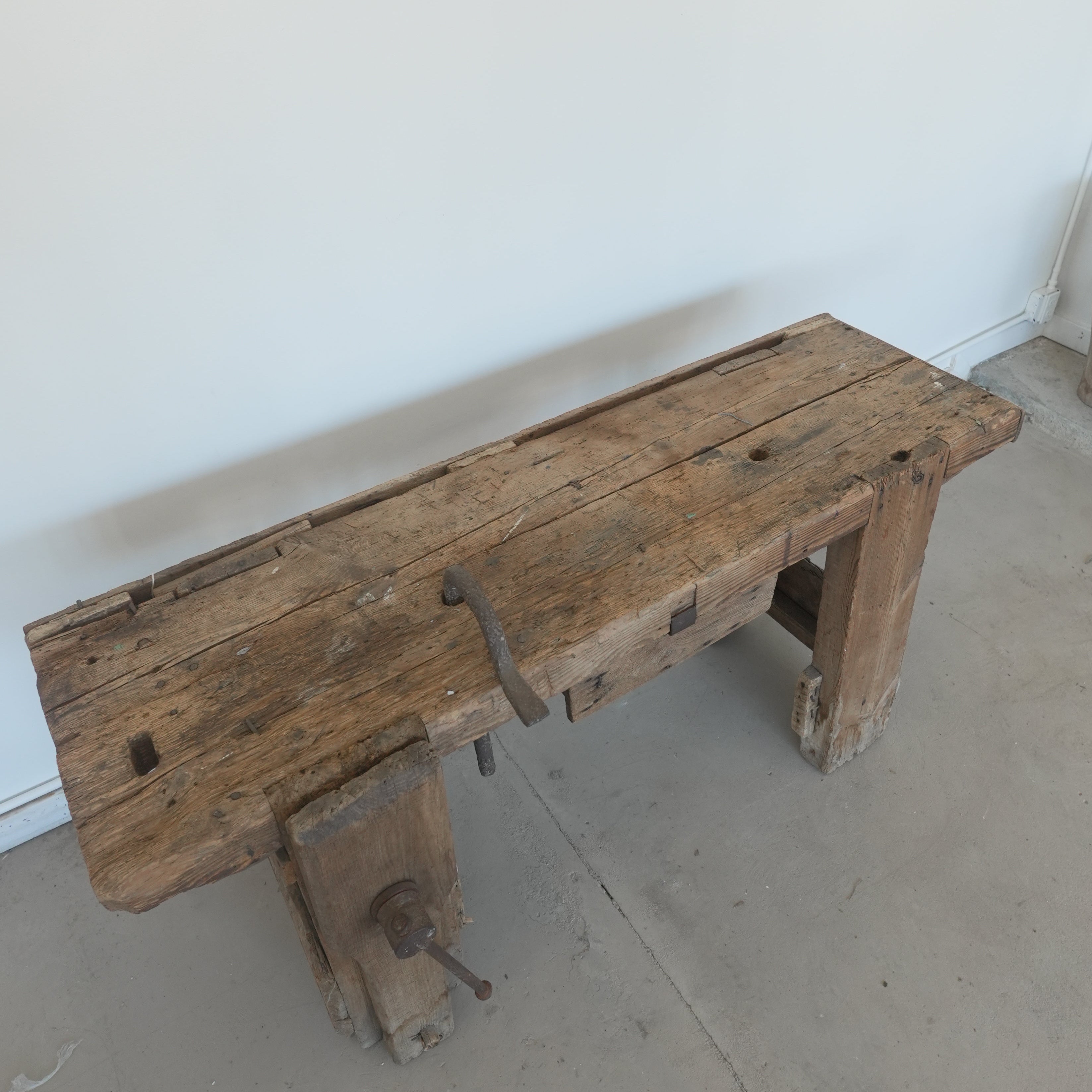 Antique French Workman's Bench - Trouvaille Imports