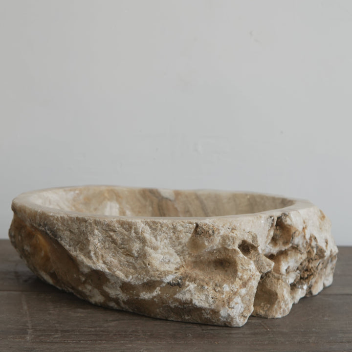 Hand Carved Onyx Sink - Trouvaille Imports