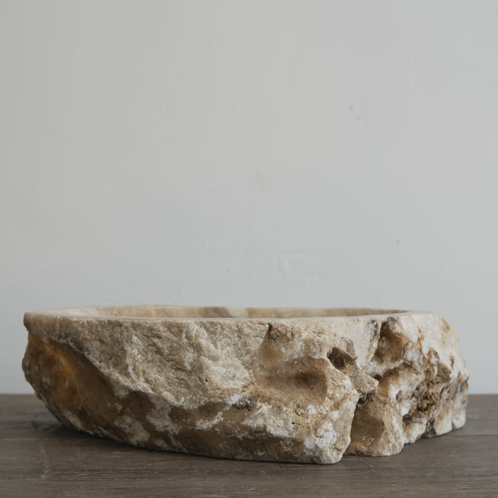 Hand Carved Onyx Sink - Trouvaille Imports