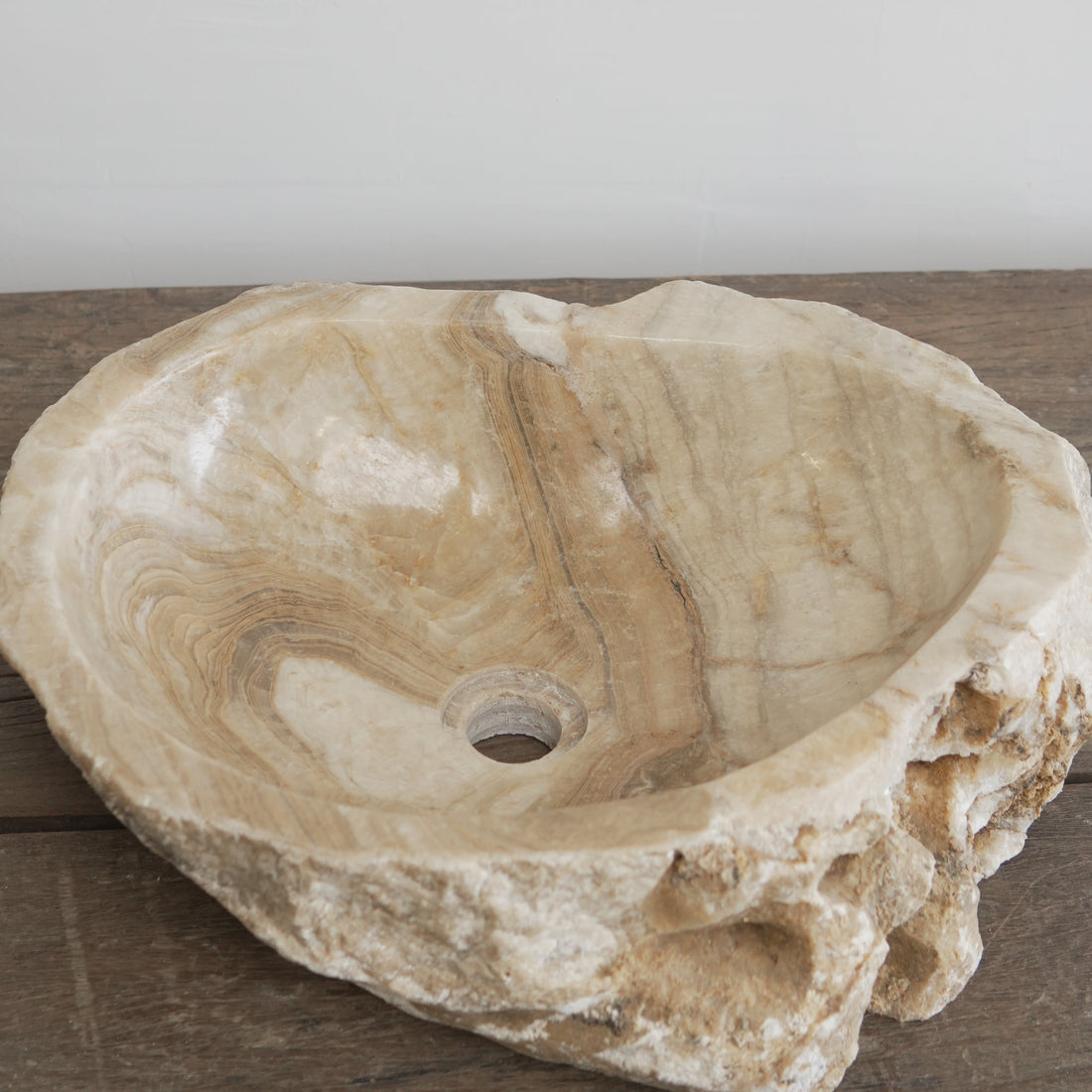 Hand Carved Onyx Sink - Trouvaille Imports