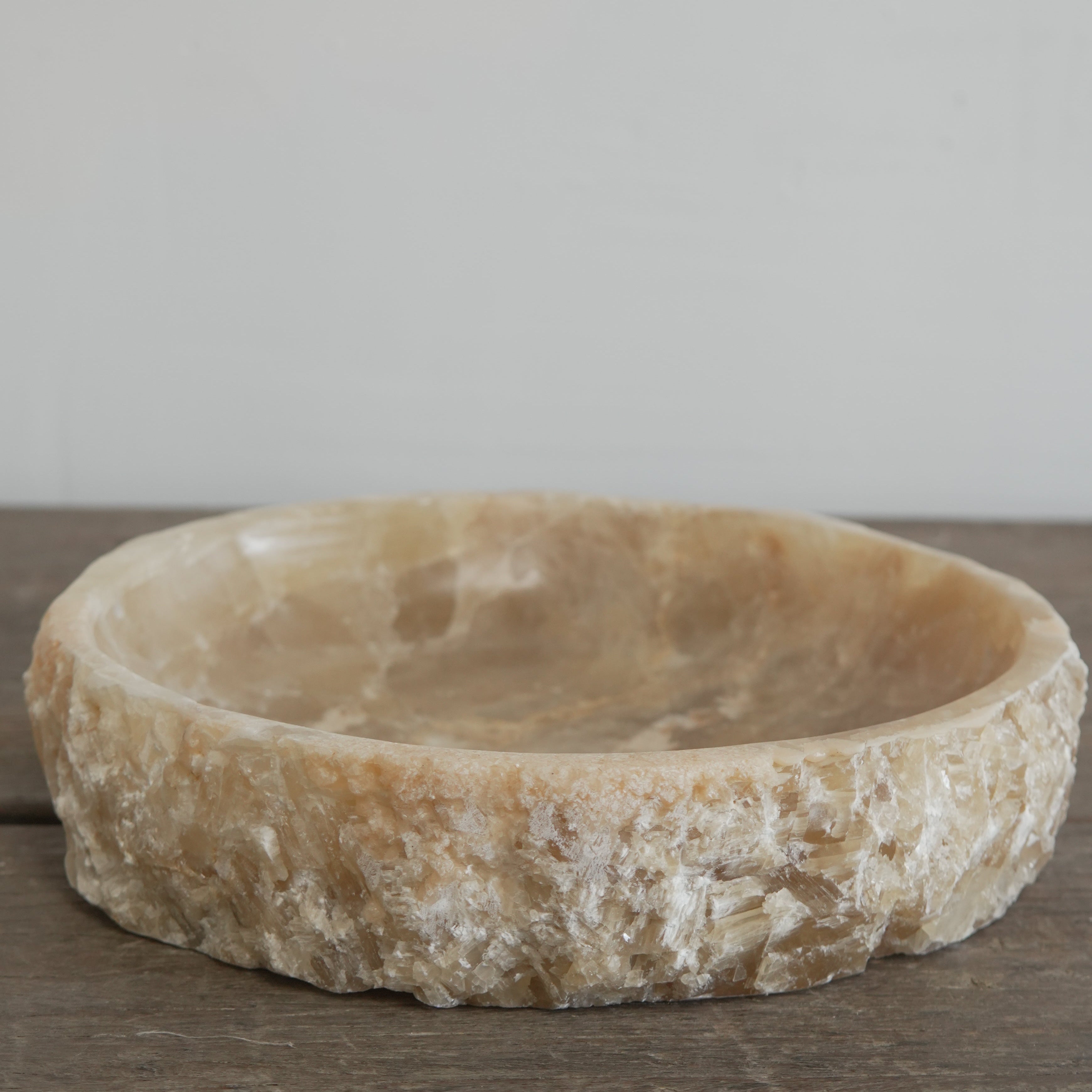 Large Onyx Stone Dish - Trouvaille Imports