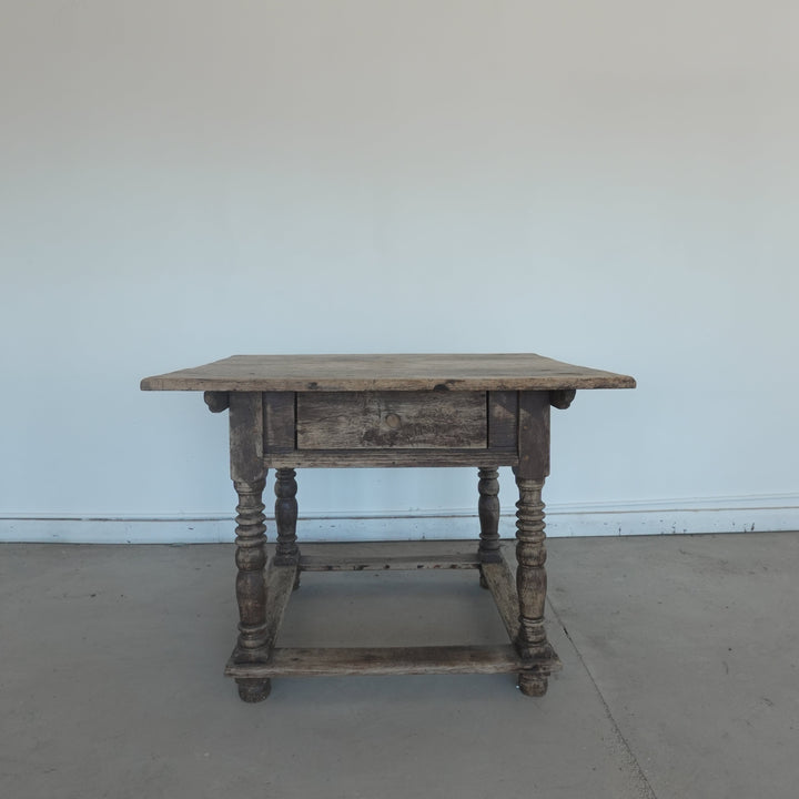 1780 Century Dutch Oak Pairs Tables - Trouvaille Imports