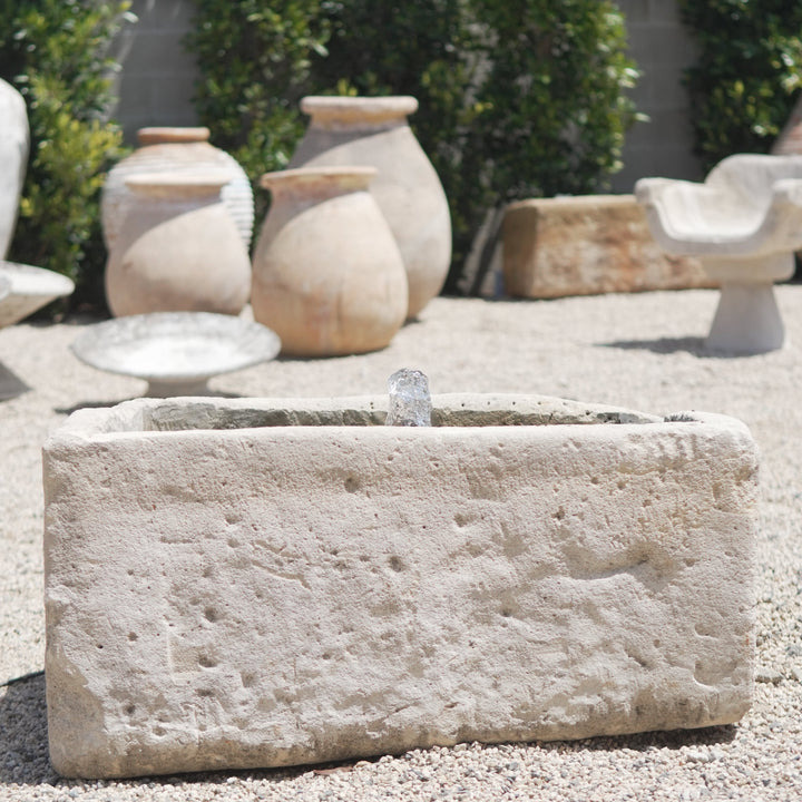 Vintage Limestone Fountain - Trouvaille Imports