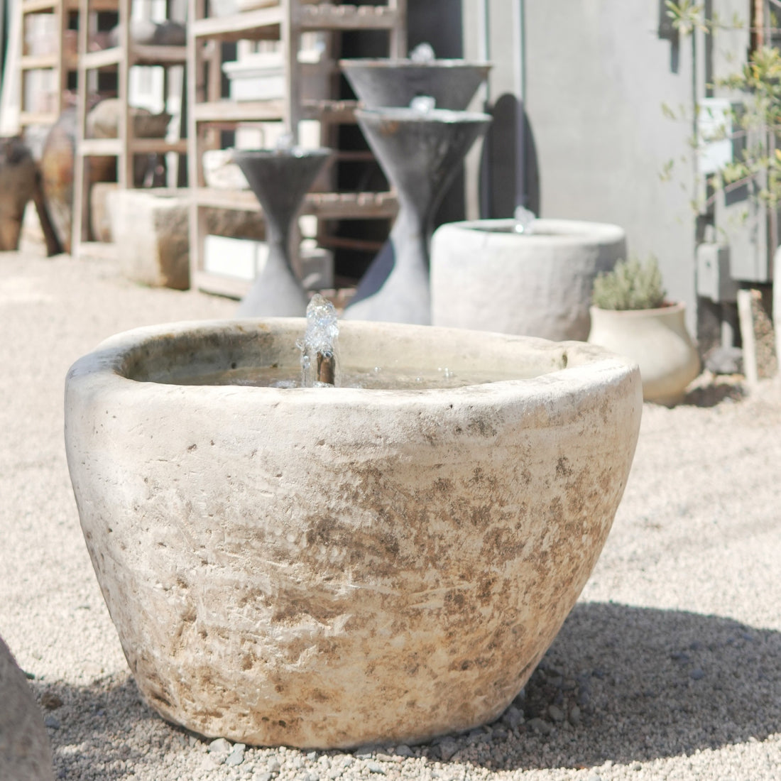Antique Limestone Fountain - Trouvaille Imports