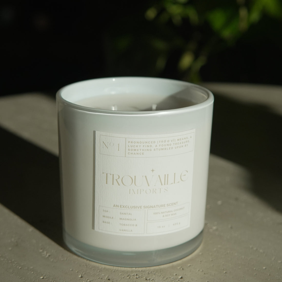 Trouvaille Signature Scented Luxury Candle - Trouvaille Imports