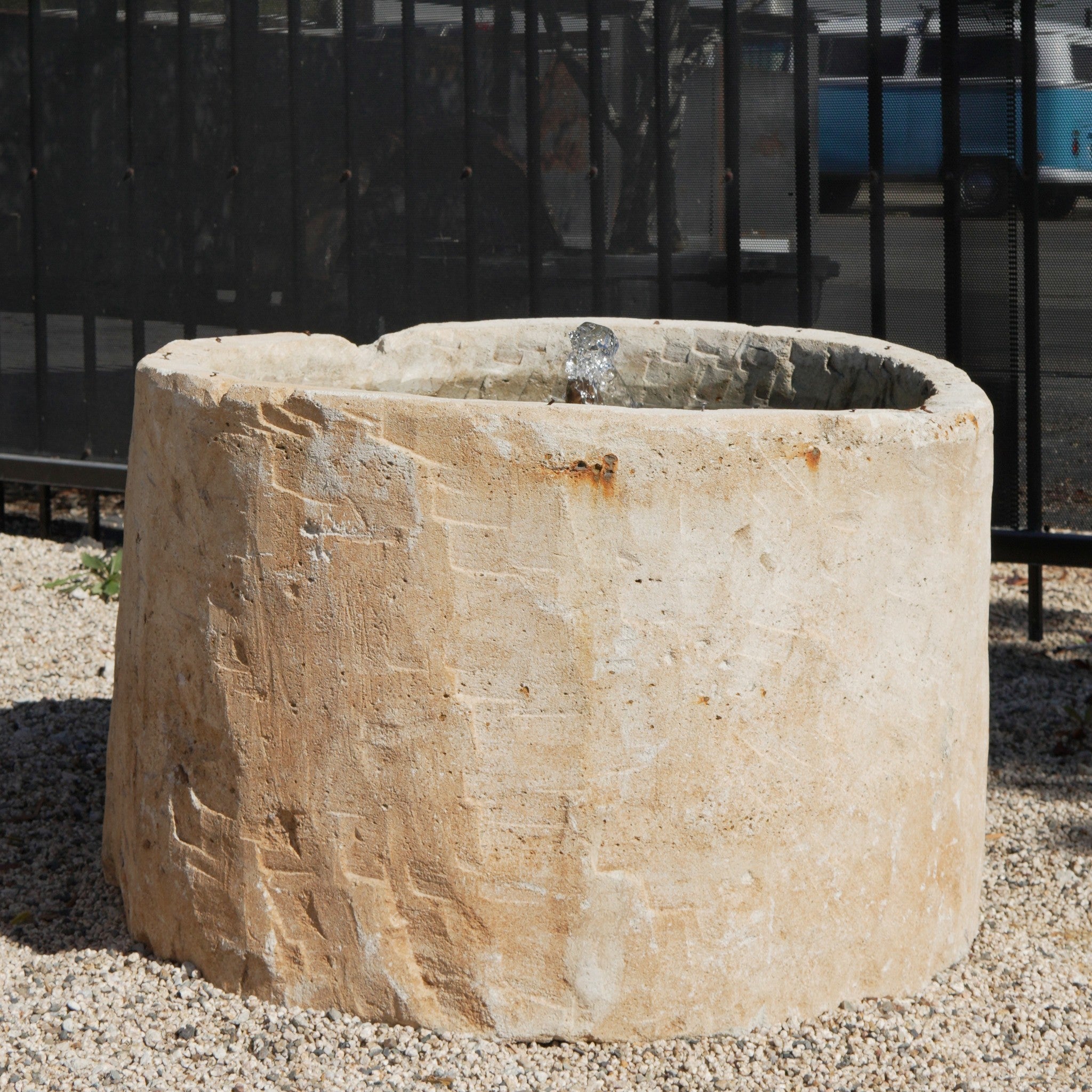 Antique Limestone Fountain - Trouvaille Imports