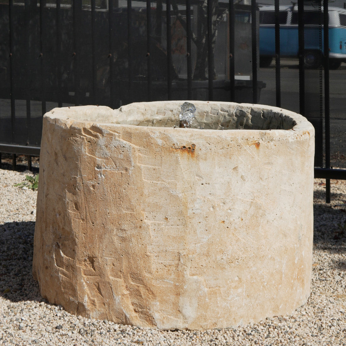 Antique Limestone Fountain - Trouvaille Imports